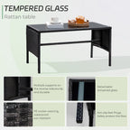 Ensemble de 4 meubles de jardin en osier, sectionnels et en rotin, avec coussins, pour jardin