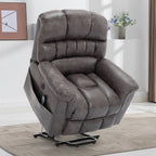Fauteuil inclinable électrique surdimensionné de 42 po de large avec massage et chauffage
