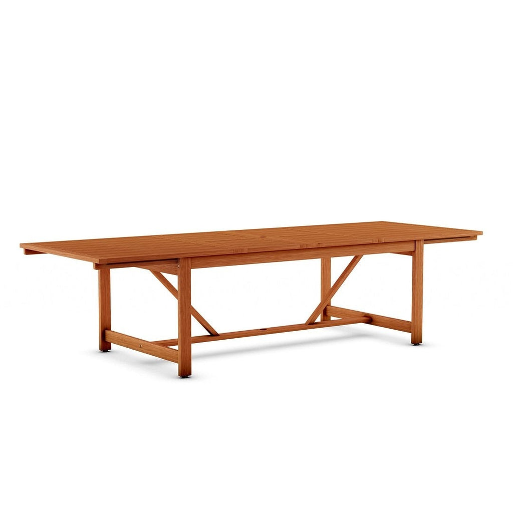 Ensemble de salle à manger d'extérieur Amazonia Macker 11 pièces en bois certifié FSC