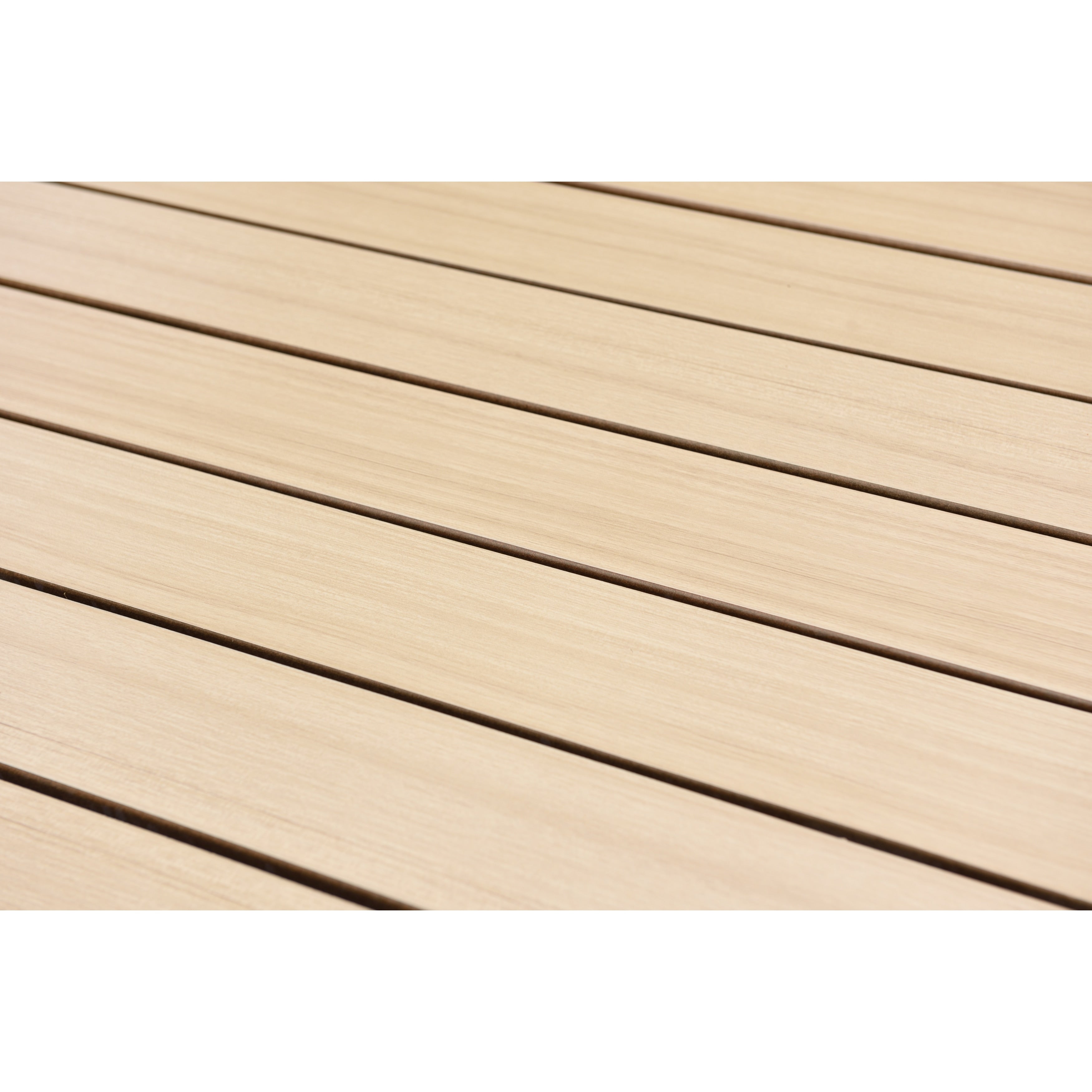 Ensemble de salle à manger d'extérieur Amazonia Isra en bois certifié FSC, 9 pièces