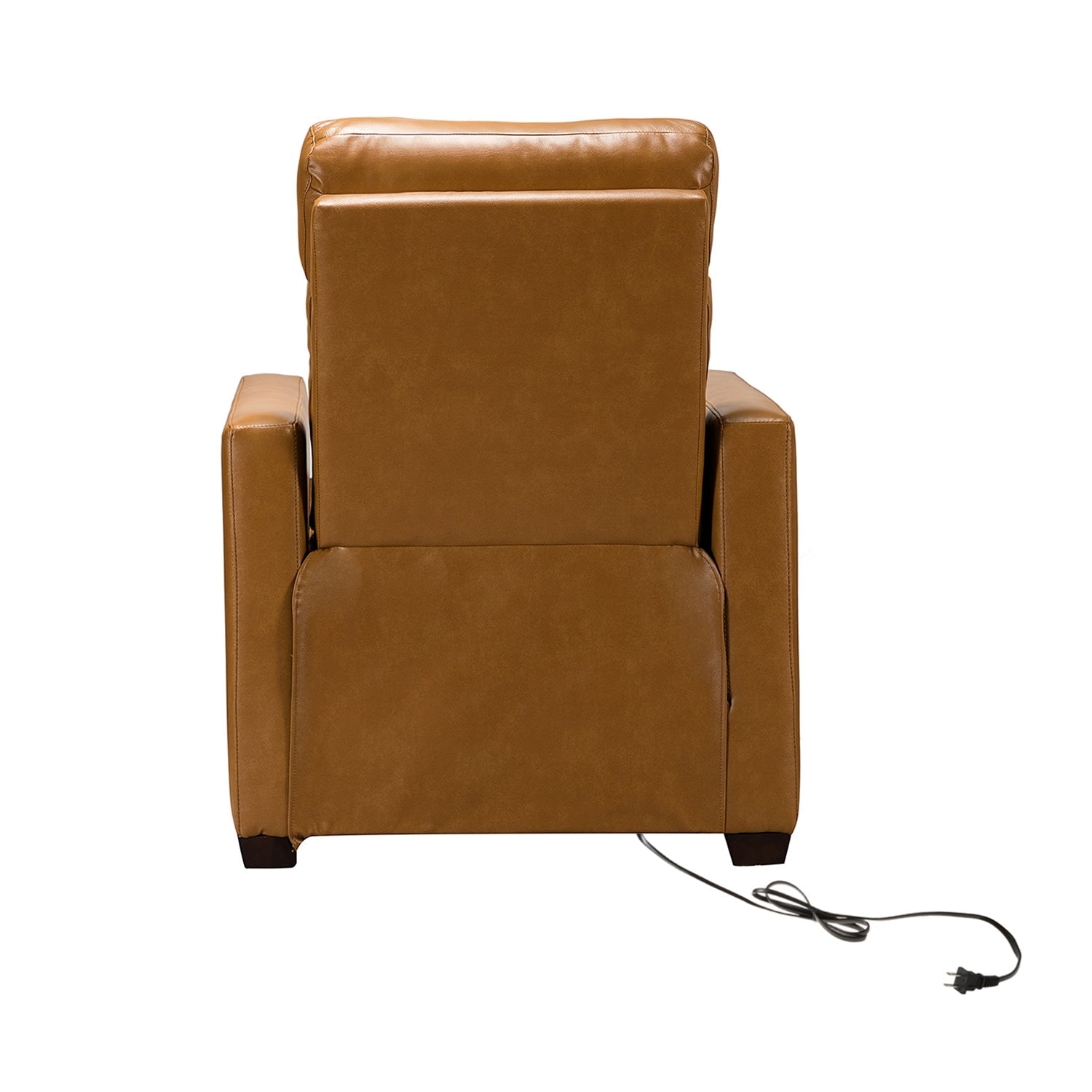 Fauteuil inclinable électrique Alina 31,50 pouces de large en cuir véritable avec port USB, lot de 2