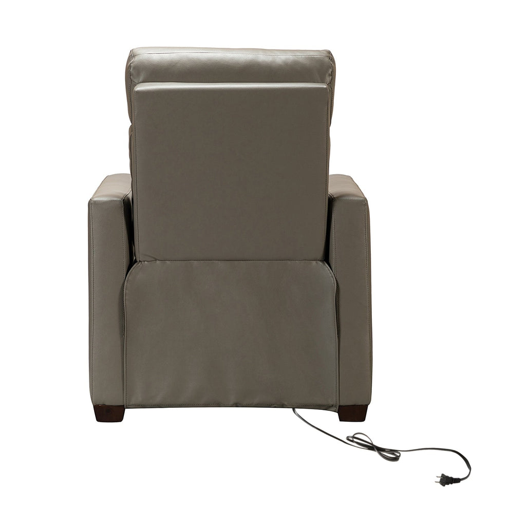 Fauteuil inclinable électrique Alina 31,50 pouces de large en cuir véritable avec port USB, lot de 2