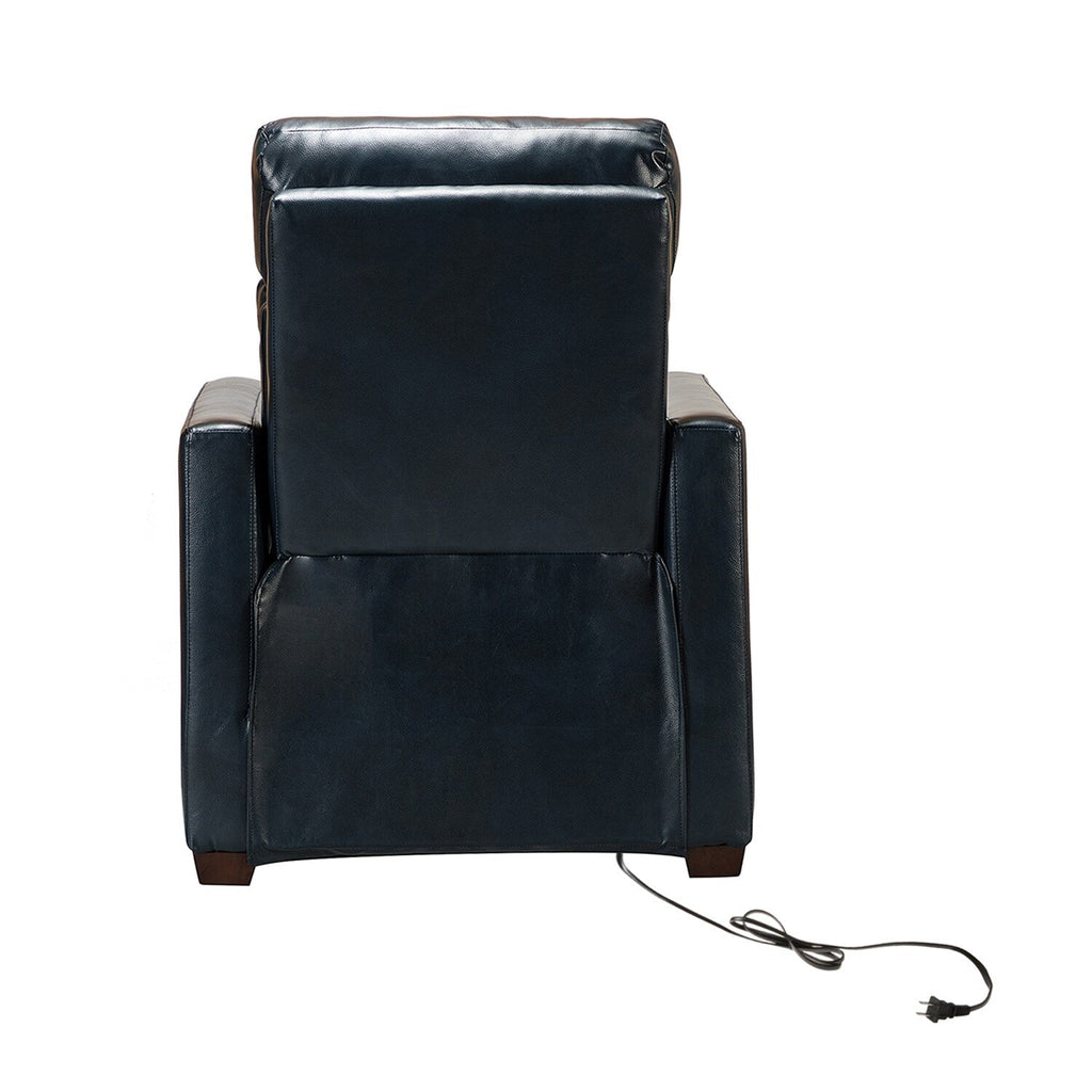 Fauteuil inclinable électrique Alina 31,50 pouces de large en cuir véritable avec port USB, lot de 2