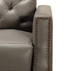 Fauteuil inclinable électrique Alina 31,50 pouces de large en cuir véritable avec port USB, lot de 2