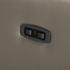 Fauteuil inclinable électrique Alina 31,50 pouces de large en cuir véritable avec port USB, lot de 2