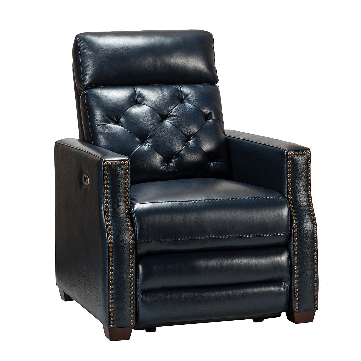 Fauteuil inclinable électrique Alina 31,50 pouces de large en cuir véritable avec port USB, lot de 2