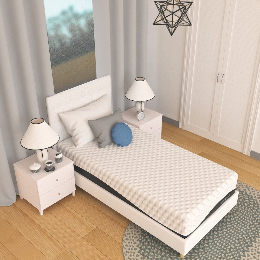 Matelas en mousse à mémoire de forme Jacquard EdgeMod Java 12 pouces