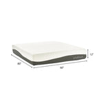Matelas en mousse à mémoire de forme Jacquard EdgeMod Java 12 pouces