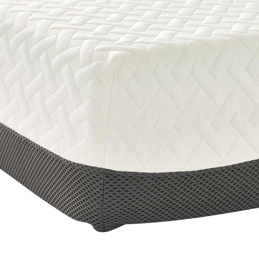 Matelas en mousse à mémoire de forme Jacquard EdgeMod Java 12 pouces