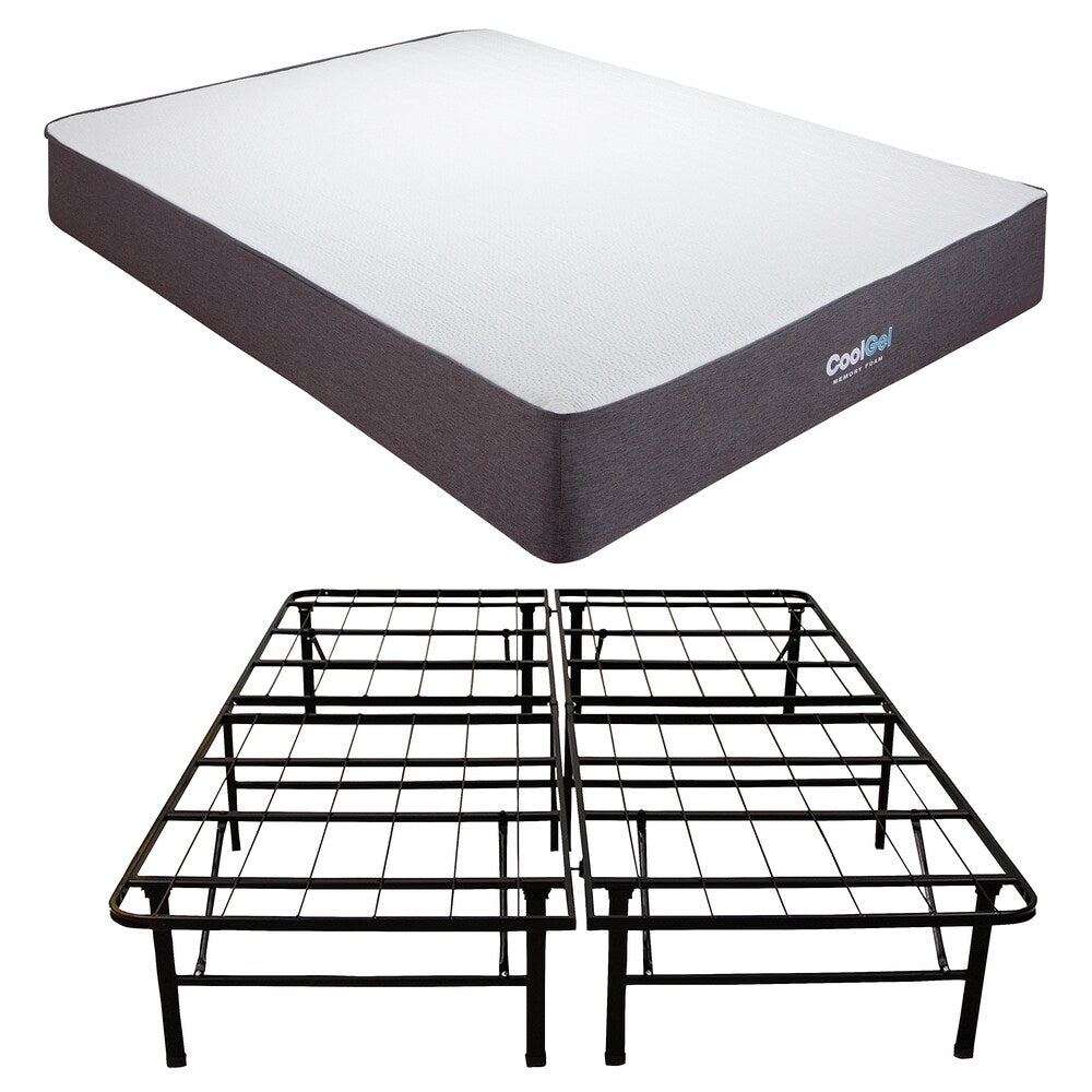 Ensemble de matelas en mousse à mémoire de forme Cool Gel Dahlia de Classic Brands (10,5 pouces)