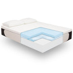 Ensemble matelas et cadre en mousse à mémoire de forme Cool Gel Milan de Classic Brands, 14 pouces, avec oreiller
