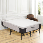 Ensemble matelas, oreiller et cadre en mousse à mémoire de forme Milan Cool Gel de Classic Brands pour lit simple (14 pouces)