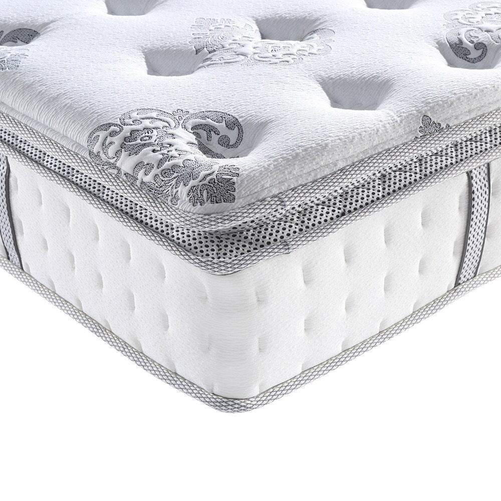 Matelas hybride à plateau-coussin Newberry de Classic Brands (12 pouces) - Blanc