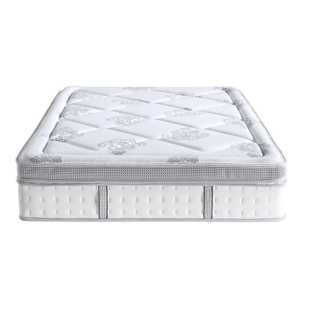 Matelas hybride Eurotop Summerville de Classic Brands, 14 pouces, blanc