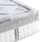 Matelas hybride Eurotop Summerville de Classic Brands, 14 pouces, blanc