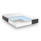 Matelas en mousse à mémoire de forme ventilé Cool Gel de 12 pouces de Classic Brands