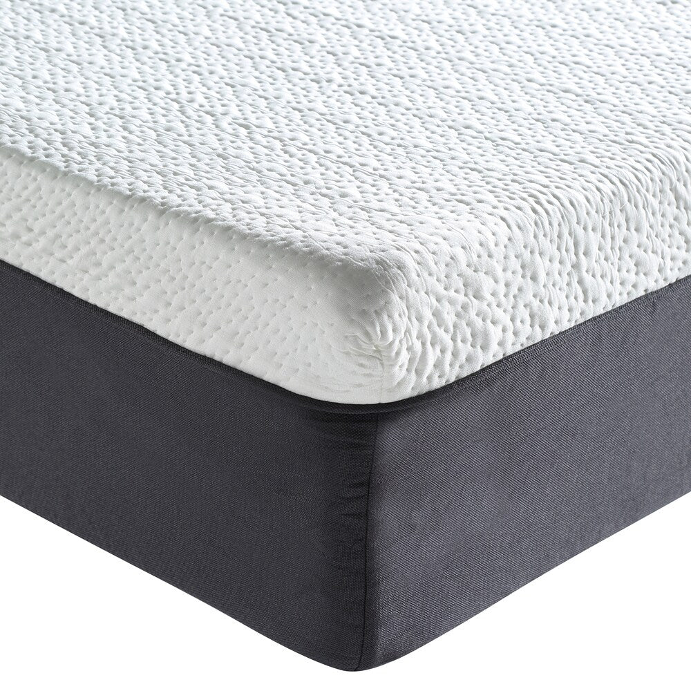 Matelas en mousse à mémoire de forme ventilé Cool Gel de 12 pouces de Classic Brands