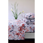 Ensemble de draps à poches profondes à imprimé floral Azores Home avec plat surdimensionné