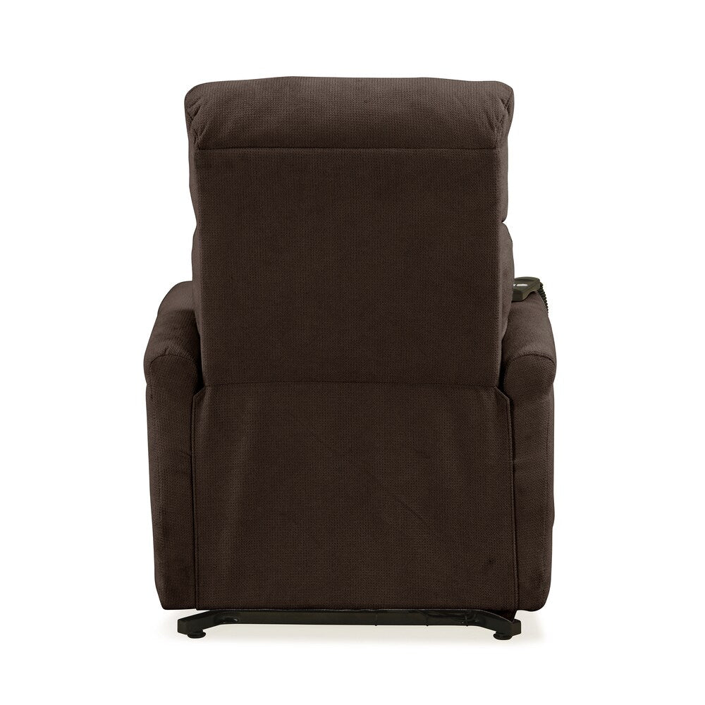 Fauteuil inclinable et releveur électrique Jessie Brown Chenille de Copper Grove