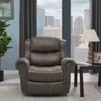 Fauteuil inclinable à bascule extra large Copper Grove Dilsen avec accoudoirs roulés