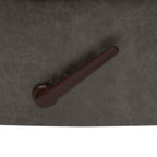 Fauteuil inclinable à bascule extra large Copper Grove Dilsen avec accoudoirs roulés