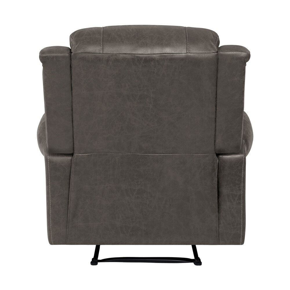 Fauteuil inclinable extra large à accoudoirs roulés Copper Grove Dilsen