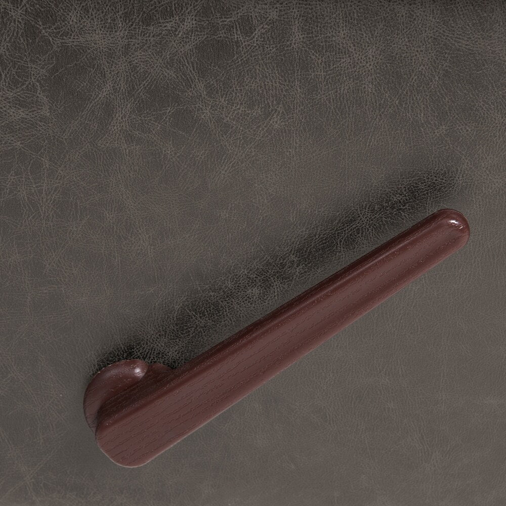 Fauteuil inclinable extra large à accoudoirs roulés Copper Grove Dilsen