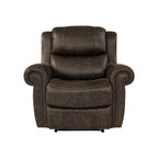 Fauteuil inclinable extra large à accoudoirs roulés Copper Grove Dilsen