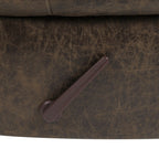 Fauteuil inclinable extra large à accoudoirs roulés Copper Grove Dilsen