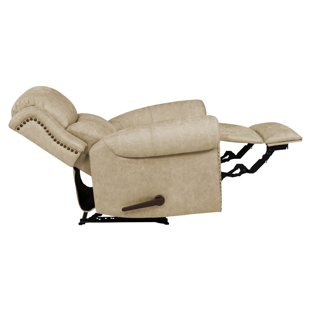 Fauteuil inclinable extra large à accoudoirs roulés Copper Grove Dilsen