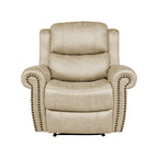 Fauteuil inclinable extra large à accoudoirs roulés Copper Grove Dilsen