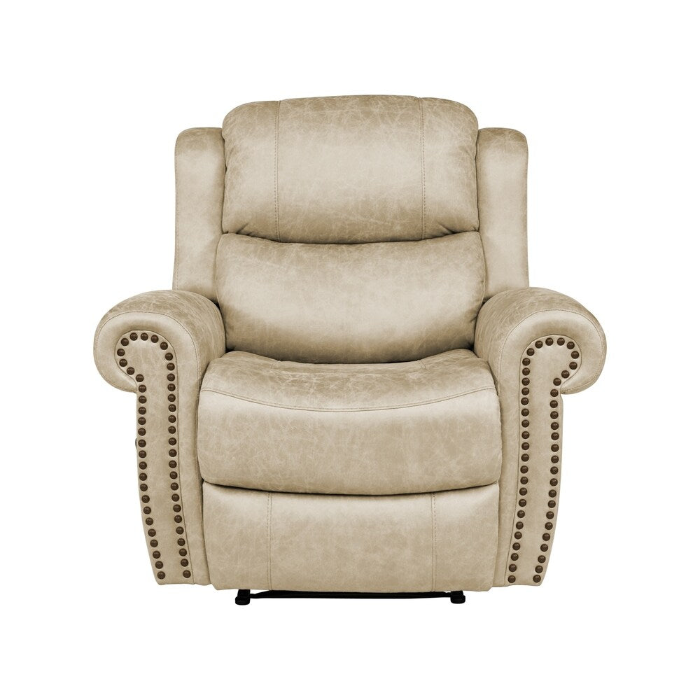 Fauteuil inclinable extra large à accoudoirs roulés Copper Grove Dilsen