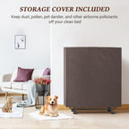 Lit pliant 38'' avec matelas, lit pliable portable avec housse de rangement