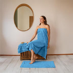 Serviettes turques classiques - Drap de bain Cambridge 100 % coton turc Jumbo SPA, séchage rapide