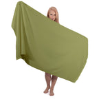 Serviettes turques classiques - Drap de bain Cambridge 100 % coton turc Jumbo SPA, séchage rapide