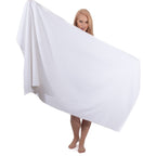 Serviettes turques classiques - Drap de bain Cambridge 100 % coton turc Jumbo SPA, séchage rapide