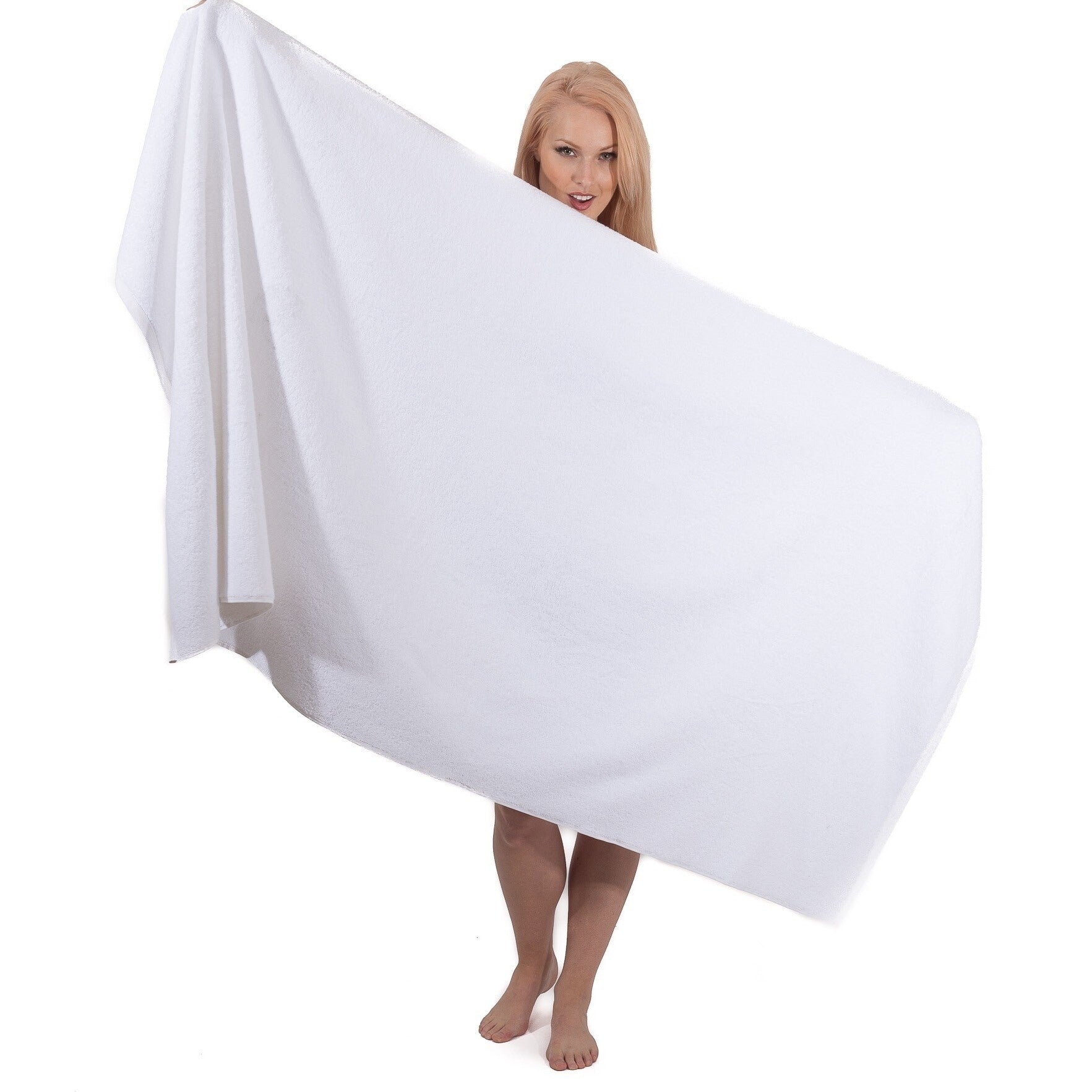 Serviettes turques classiques - Drap de bain Cambridge 100 % coton turc Jumbo SPA, séchage rapide