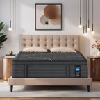 Matelas hybride à plateau-coussin de 14 po avec support à ressorts ensachés, extra ferme