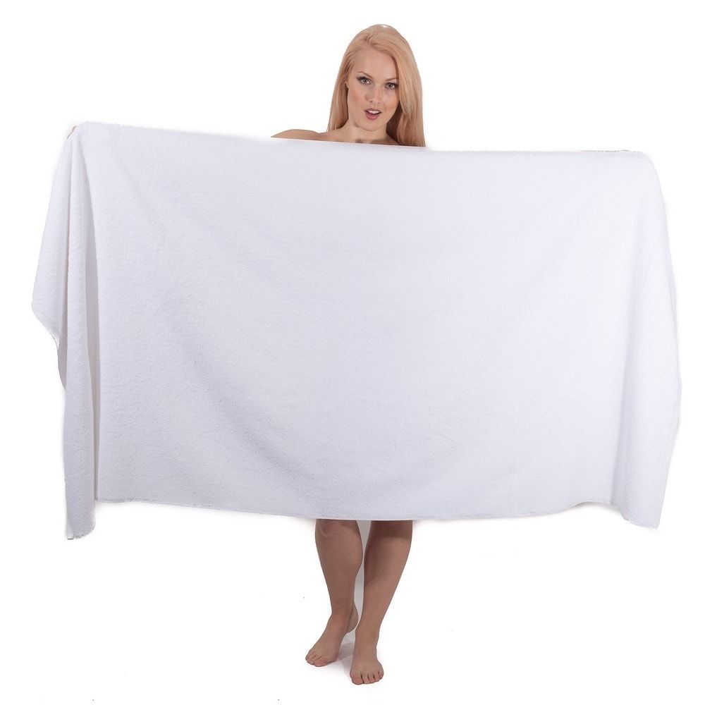 Serviettes turques classiques - Drap de bain Cambridge 100 % coton turc Jumbo SPA, séchage rapide