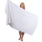 Serviettes turques classiques - Drap de bain Cambridge 100 % coton turc Jumbo SPA, séchage rapide