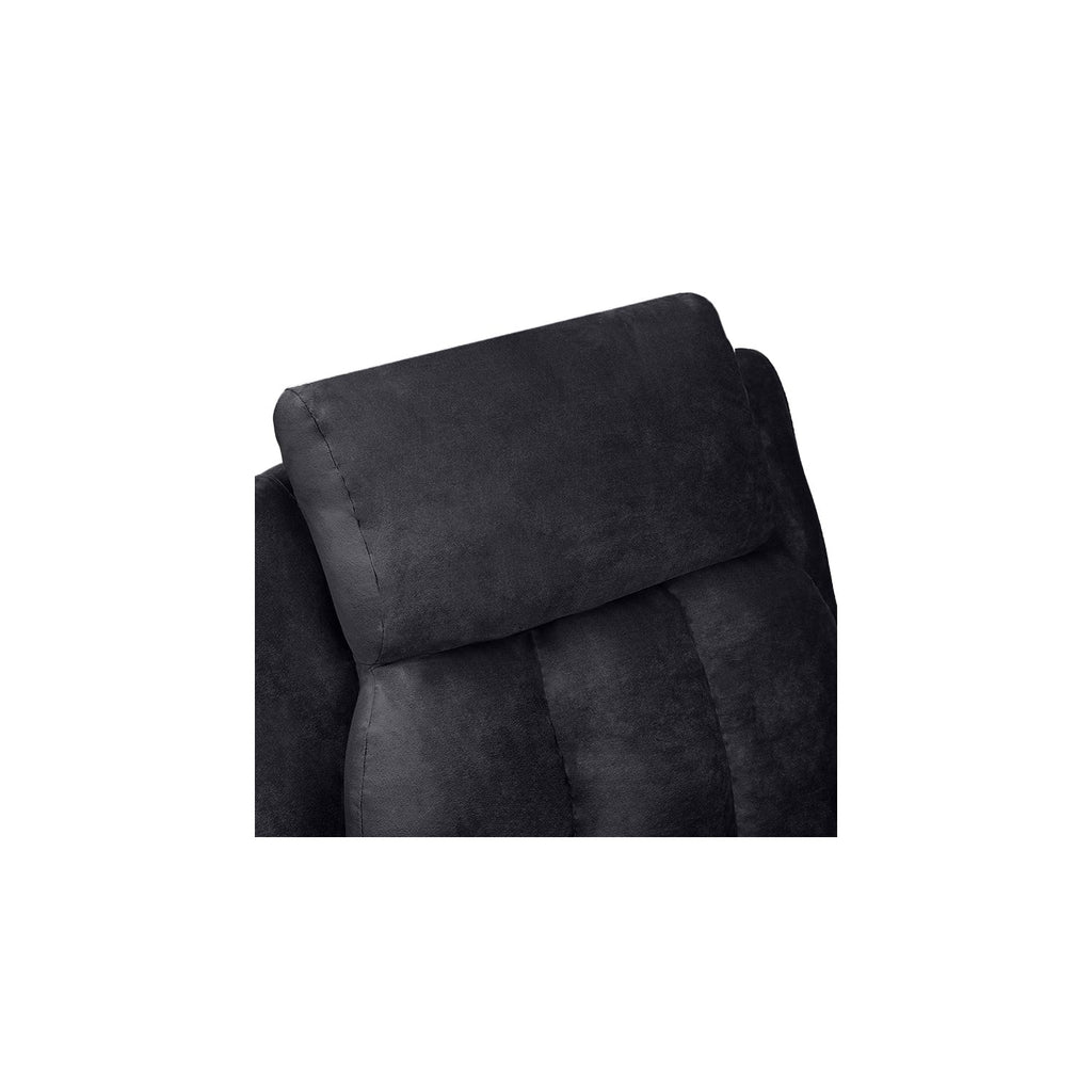 Fauteuil inclinable de luxe pour enfants avec repose-pieds, appui-tête et 2 porte-gobelets Fauteuil inclinable en microfibre pour enfants de 3 ans et plus