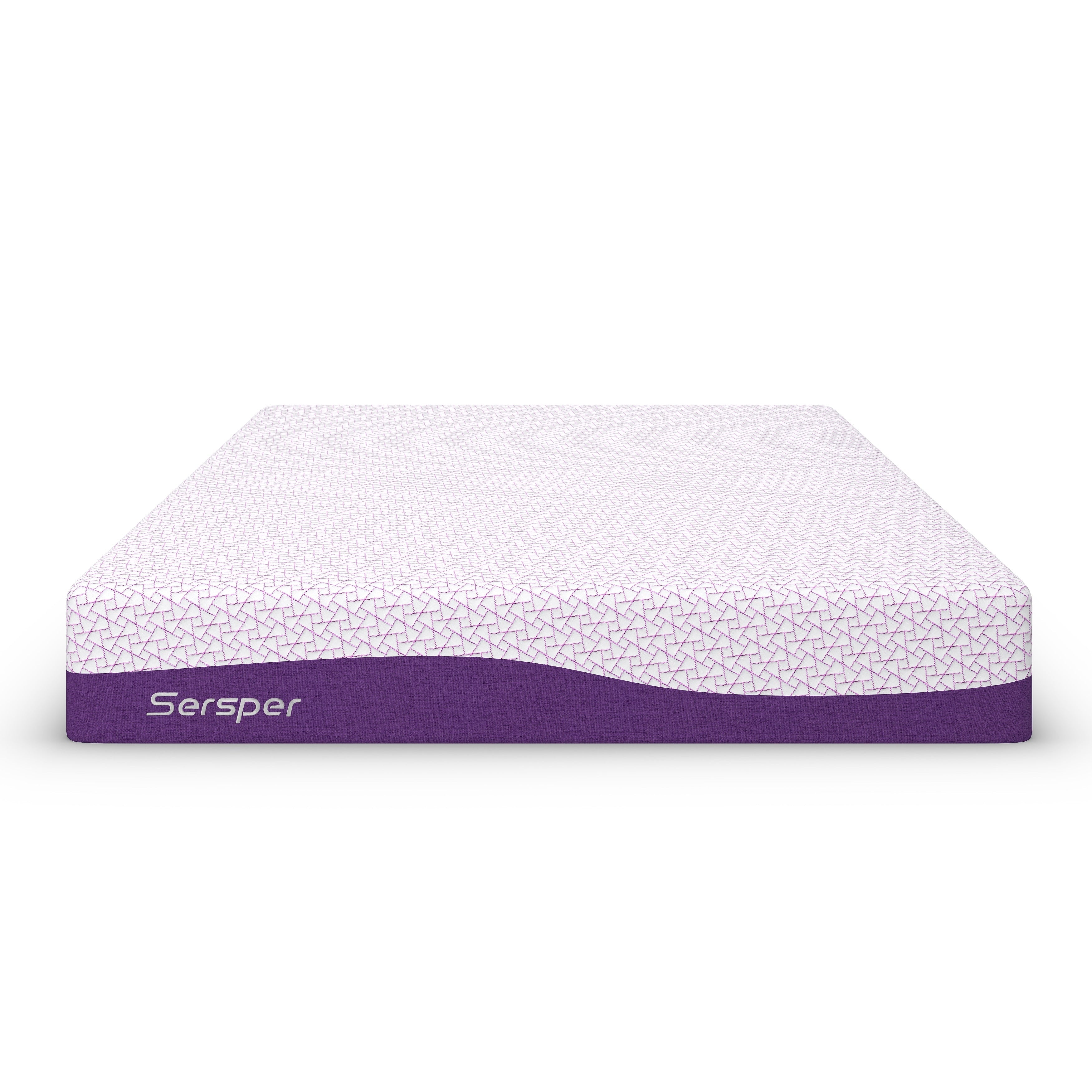 Matelas en mousse à mémoire de forme en gel de charbon de bambou de 14 pouces, adapté aux lits réglables