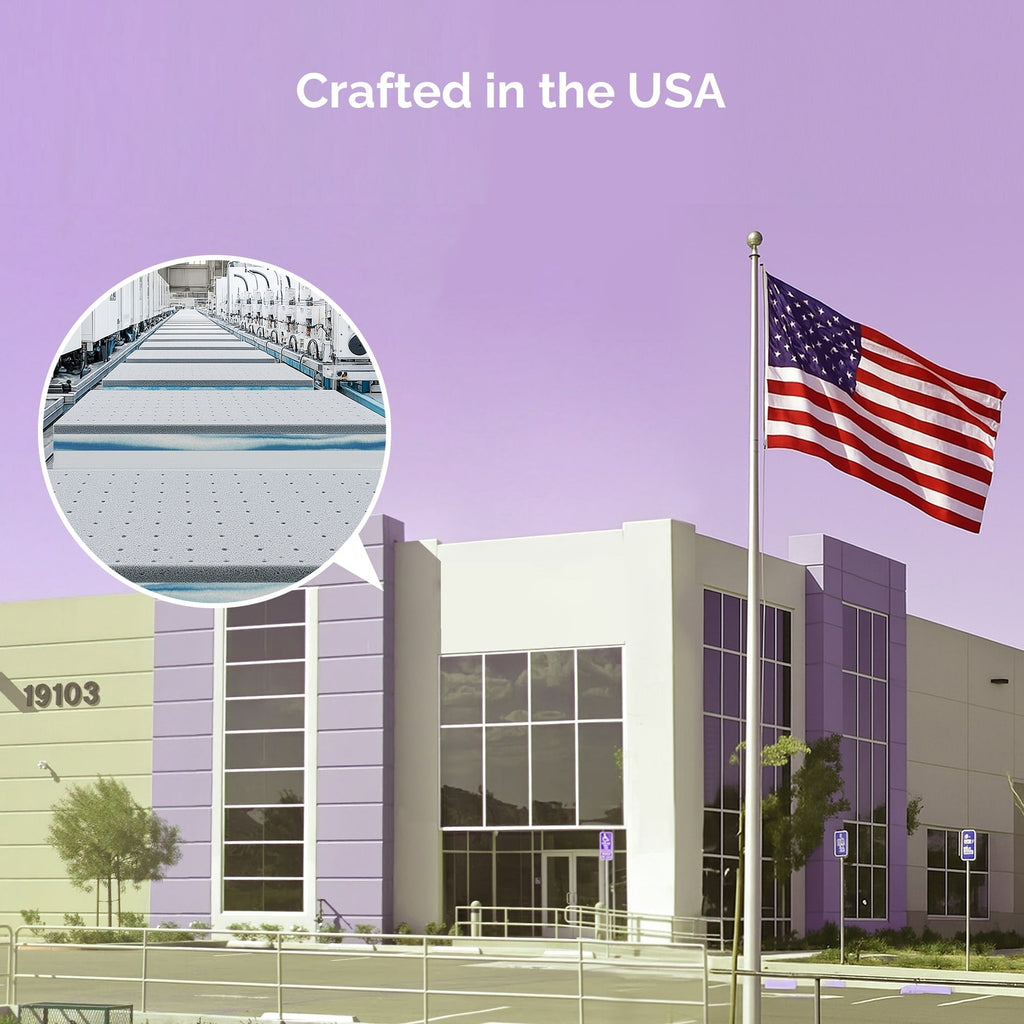 Matelas en mousse viscoélastique de 14 pouces, fermeté moyenne, avec gel cuivré, pour soulager le dos et la pression – Certifié CertiPUR-US