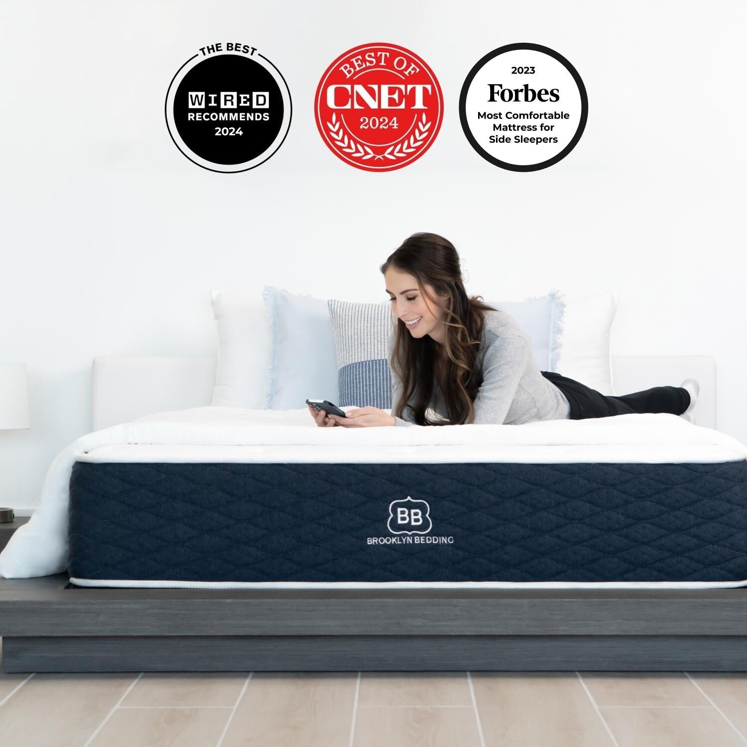 Matelas hybride Brooklyn Bedding Signature 11 avec mousse confort