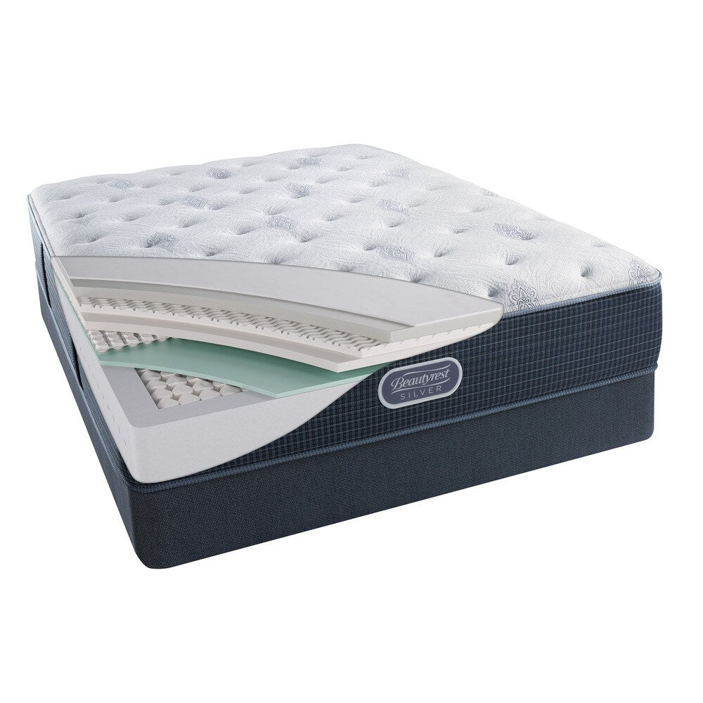 Ensemble matelas Beautyrest Silver Discovery Bay Luxury Firm 13,5 pouces pour lit king-size - N/A