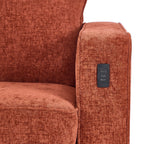 82,7 canapés pour le salon, canapés causeuse confortables, canapé causeuse en velours côtelé, montage facile avec port USB