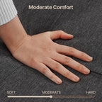 Canapé-lit 3 places rembourré pour salon, canapé-lit inclinable avec dossier