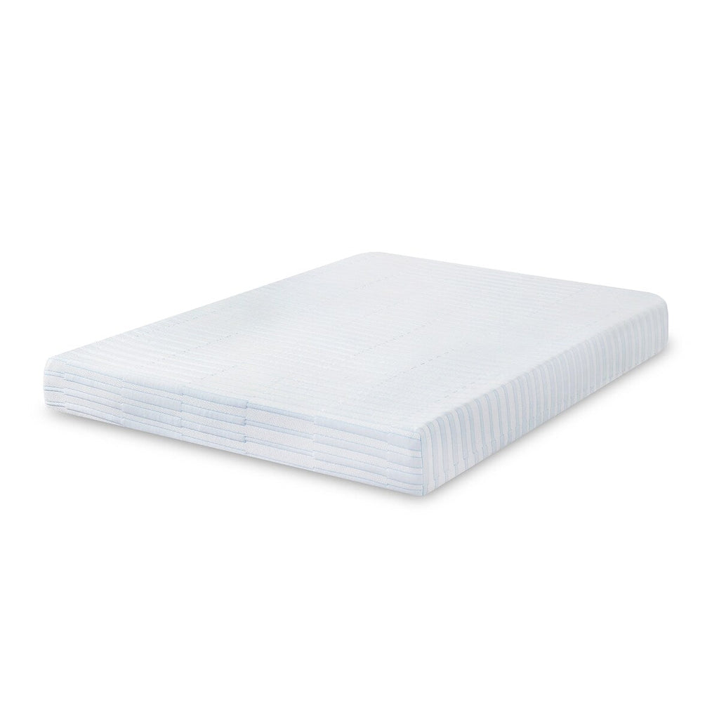 Matelas en mousse à mémoire de forme triple couche Bodipedic de 8 pouces dans une boîte