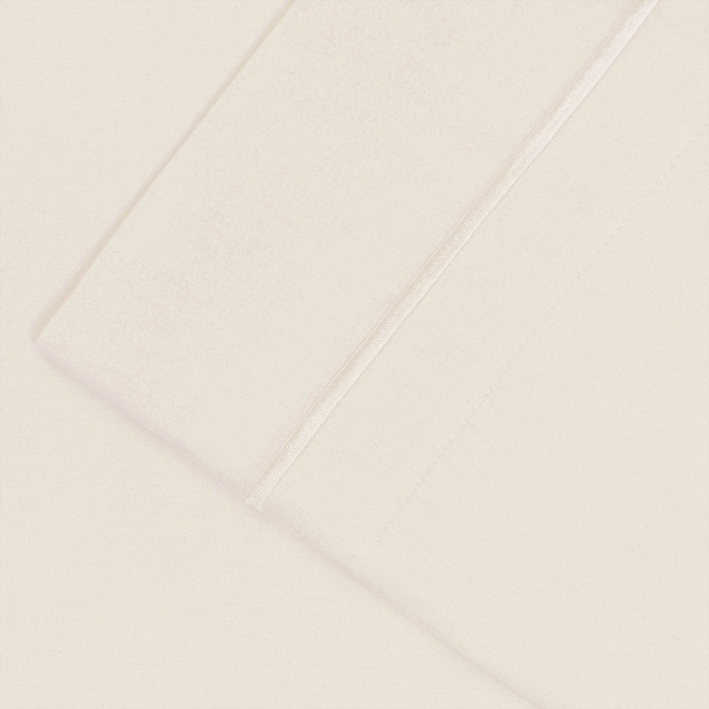 Taie d'oreiller unie en coton 1500 fils Superior (lot de 2)