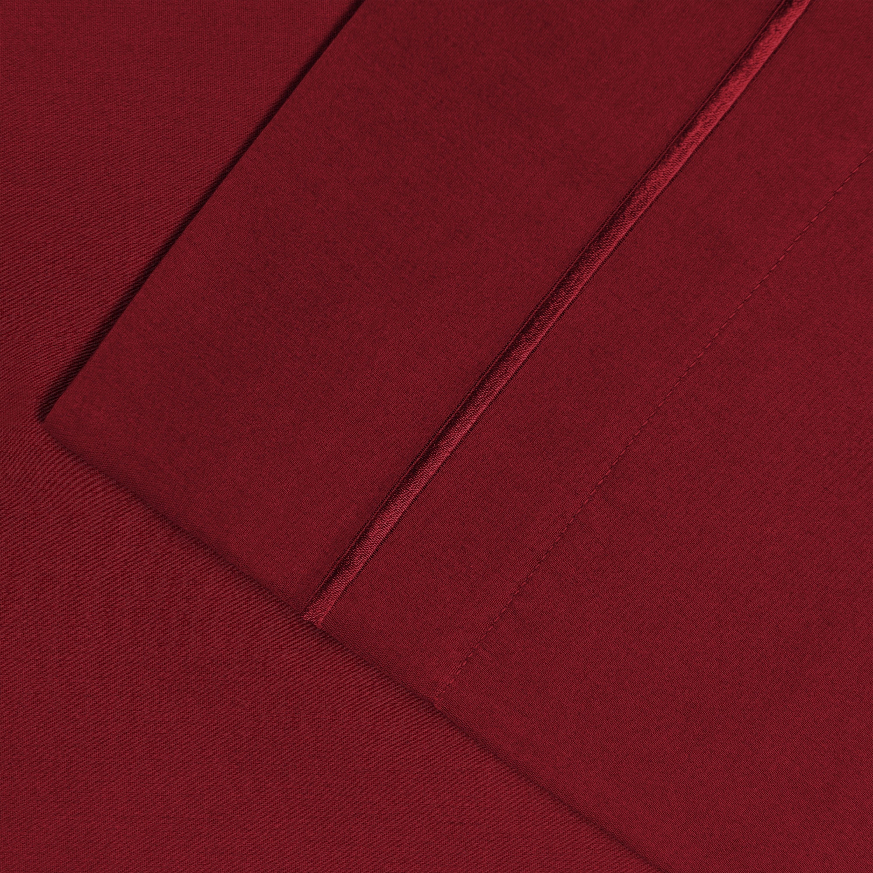 Taie d'oreiller unie en coton 1500 fils Superior (lot de 2)